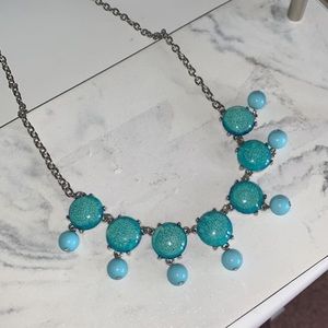 Cute blue necklace